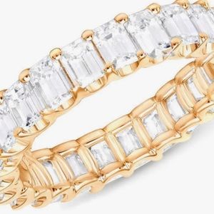 Gold over Stainless Steel-size 8 ring